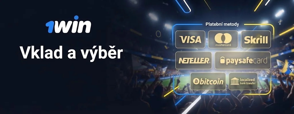Platební metody 1win – vklady a výběry